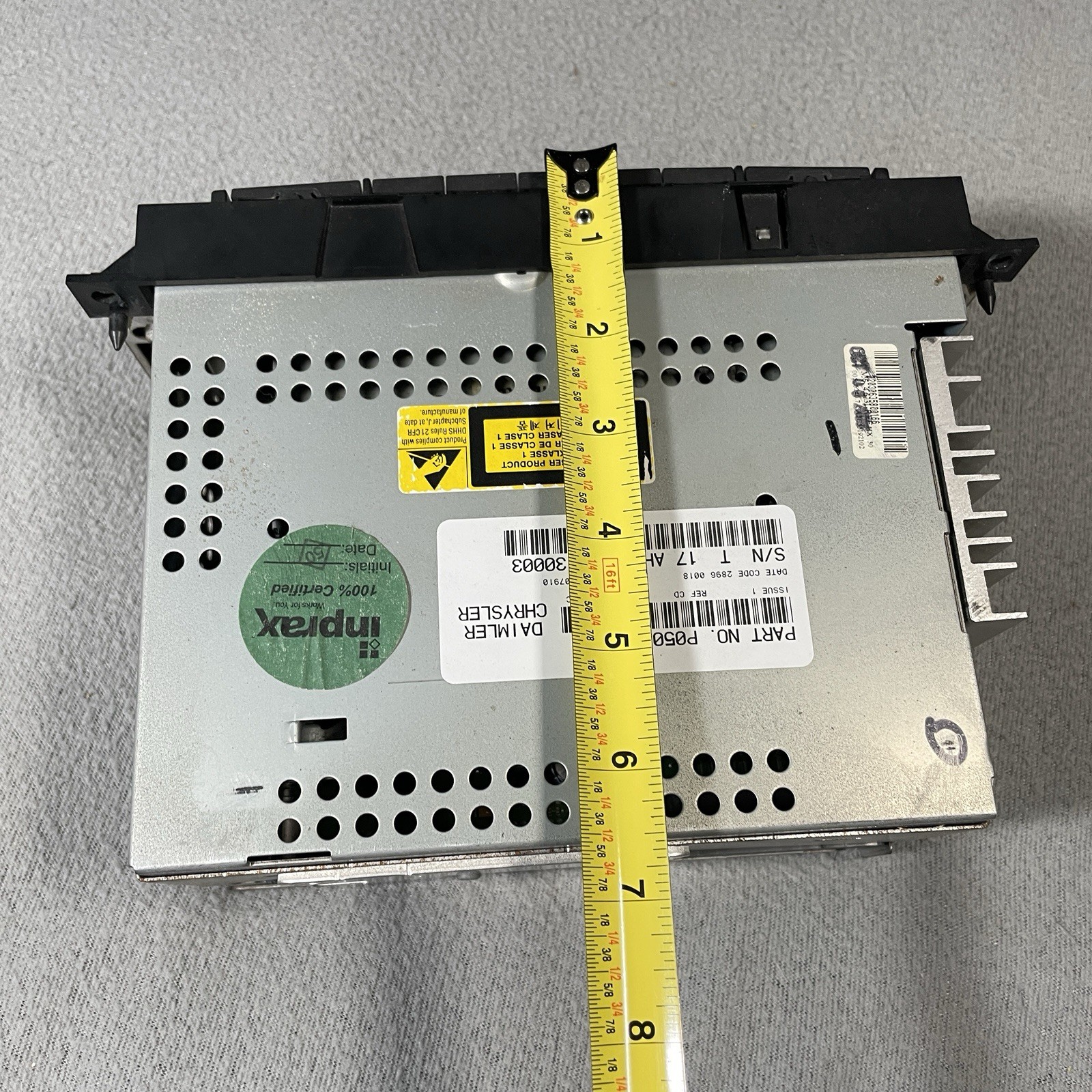 05-09 Radio Unit Chrysler Dodge Jeep Vehicles CD AUX P05064173AI OEM