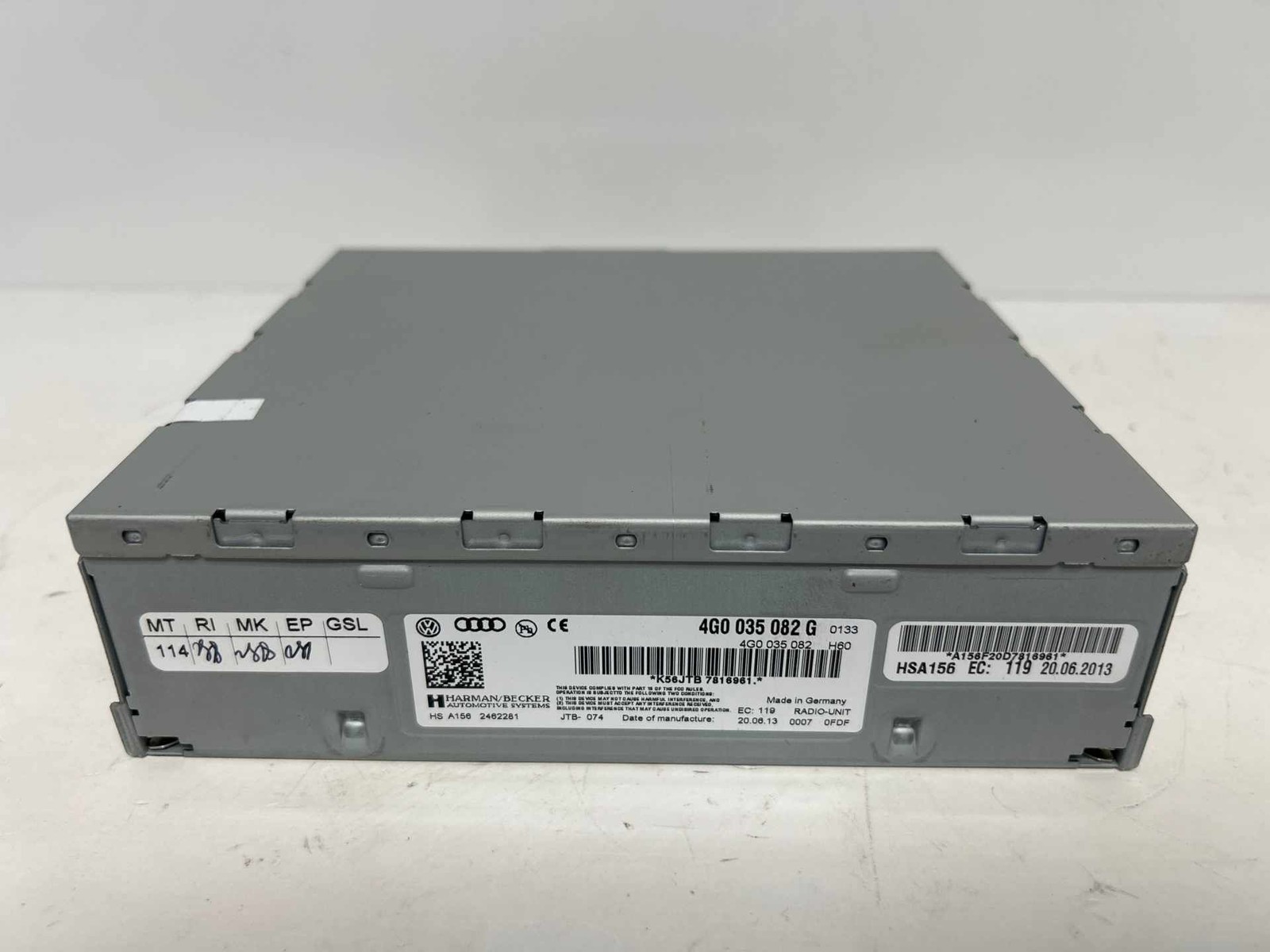 2011-2015 Audi Q7 OEM Audio Radio Receiver Control Head Unit 4G0035082G (MK)