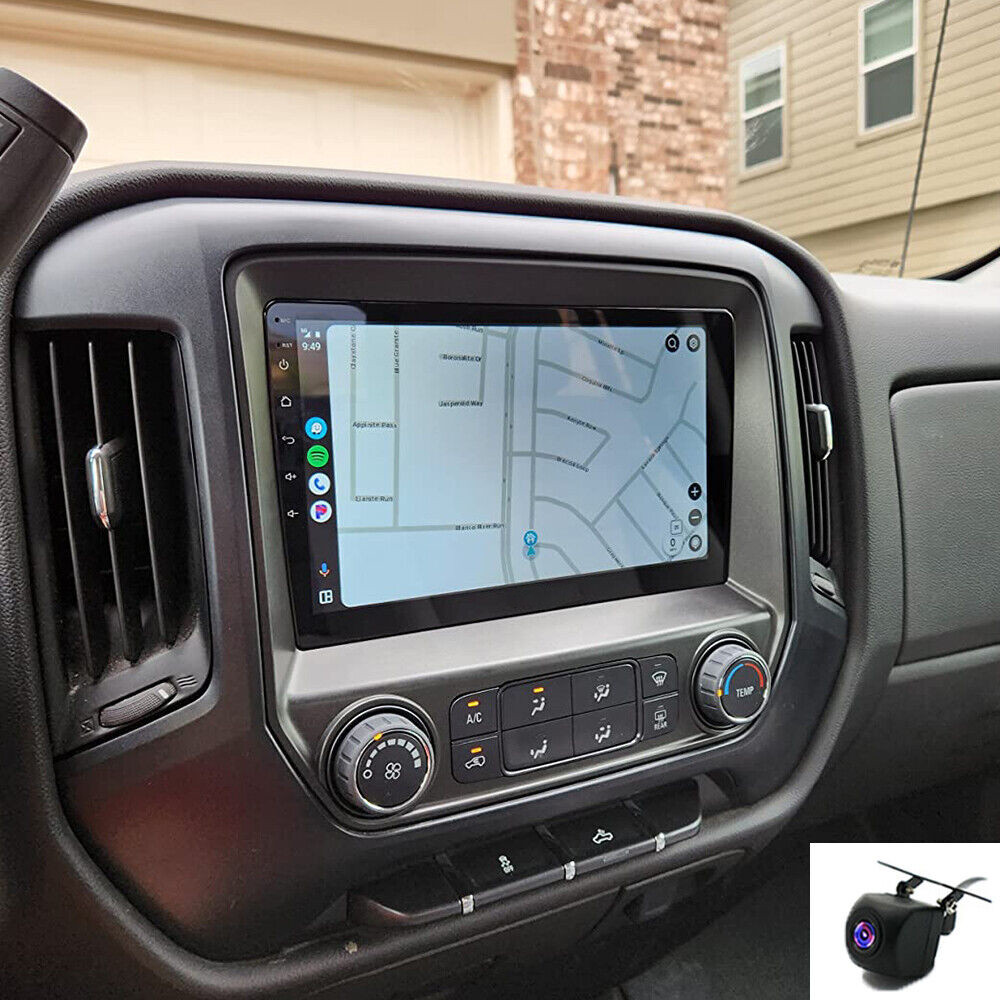 Carplay For 14-18 Chevrolet Silverado GMC Sierra Car Stereo Radio GPS NAVI CAM