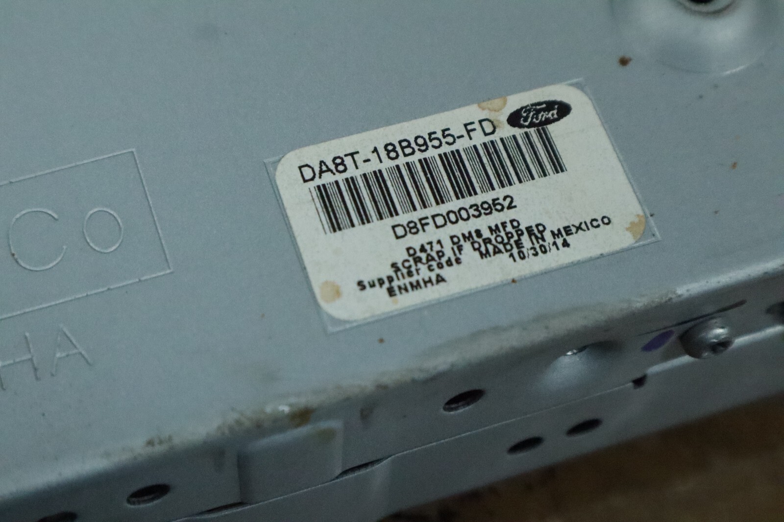 13 14 15 16 17 18 19 Ford Flex Radio GPS Information Display Screen G1BT18B955TD