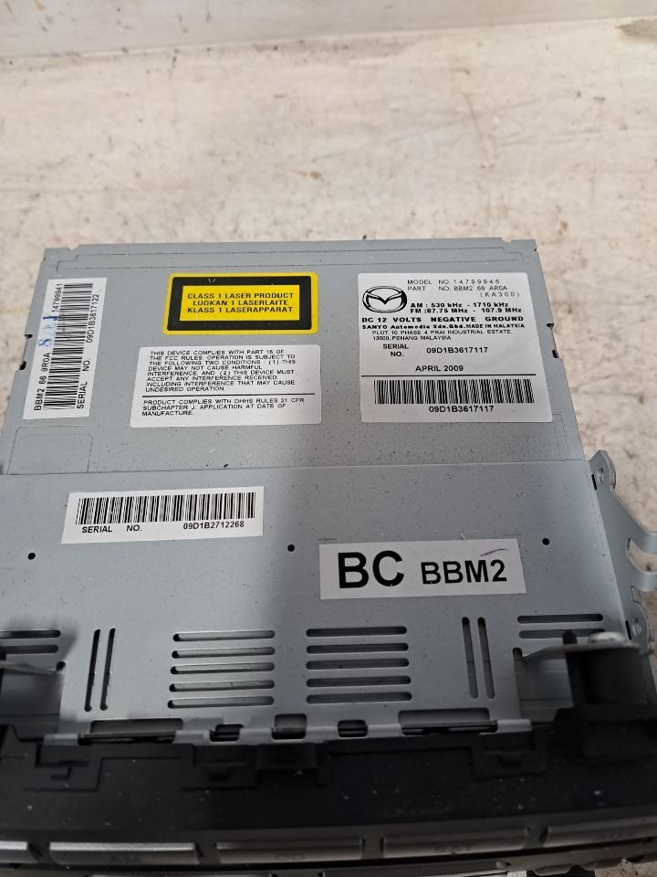 2010 Mazda 3 Stereo Radio Radio/Receiver Sku#4247905