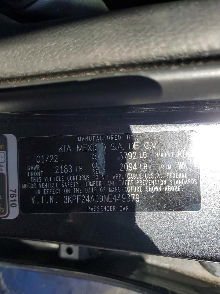 Audio Equipment Radio Display And Receiver Sedan Fits 22-24 FORTE 2123256