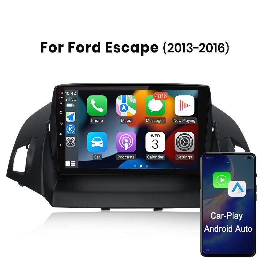 For Ford Escape 2013-2018 Android 15 Wireless Carplay Car Radio Stereo GPS Navi