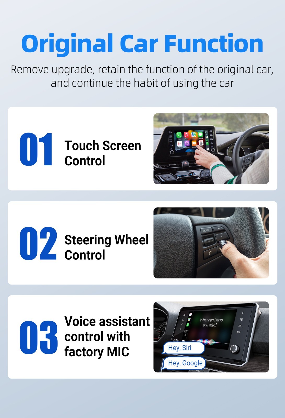 2 in1 Wireless Carplay Android Auto Adapter WiFi BT Auto Connect USB Dongle AU