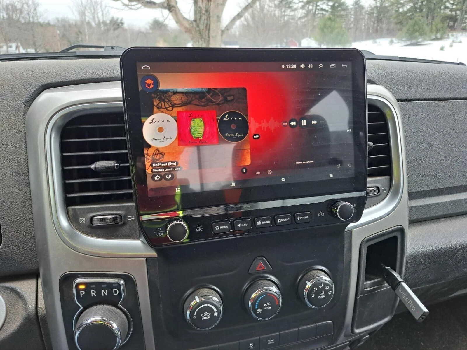 Car Radio Stereo BT Carplay Navi For 2013 2014 2015 2016 2017 2018 RAM 1500 2500