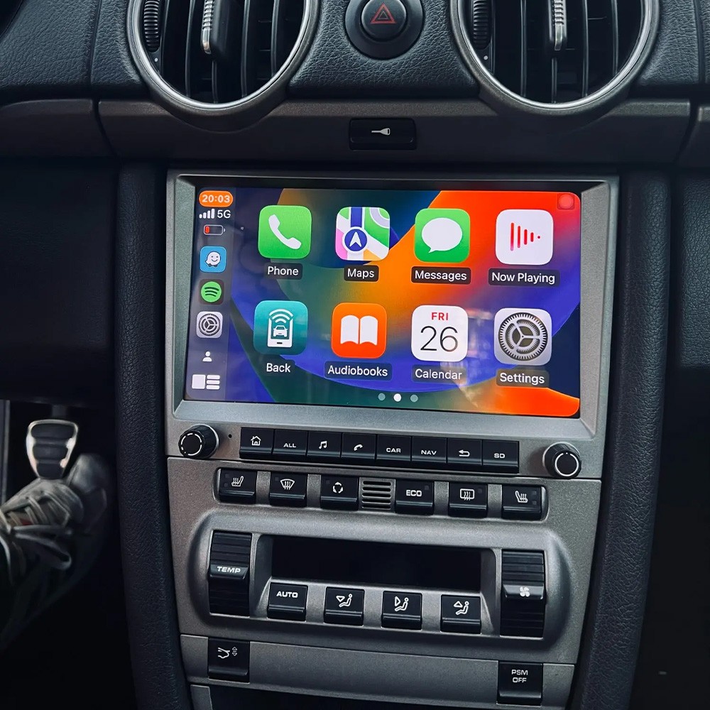 For Porsche 911 997 Cayman Boxster 987 CarPlay Android Car Stereo Radio Navi