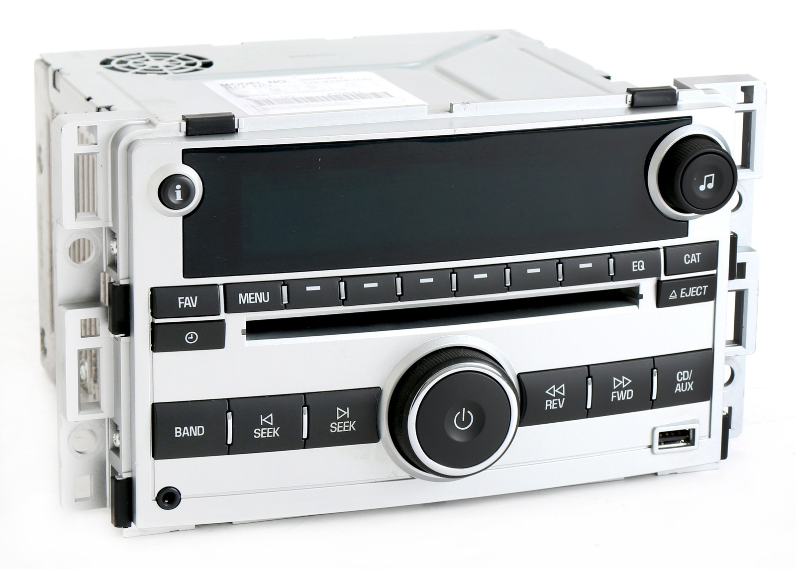 2009-12 Chevy Malibu Silver AM FM CD Player Radio w Aux Input & USB 20940843 UUI
