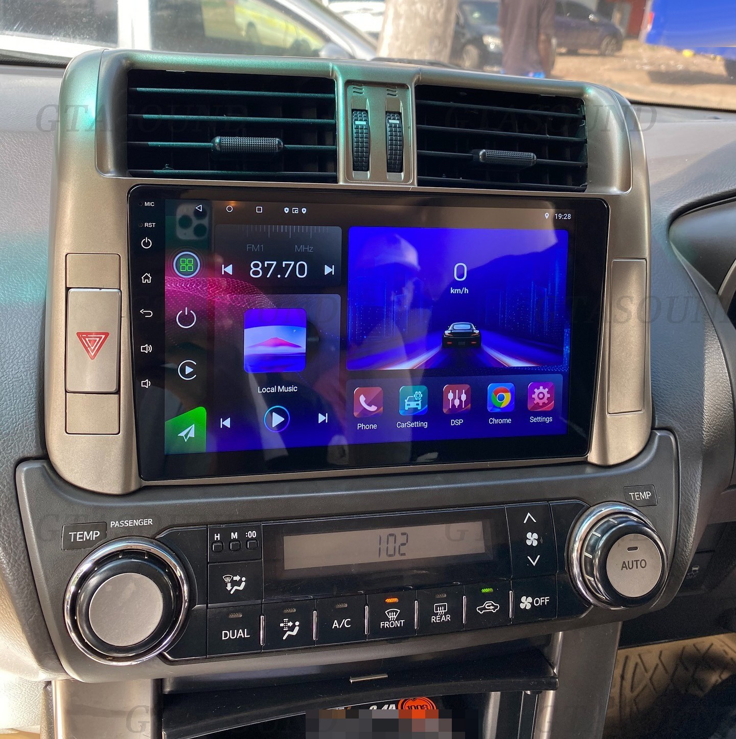 2+64G For Toyota Land Cruiser Prado 2009-2013 Car Stereo Radio Auto CarPlay GPS
