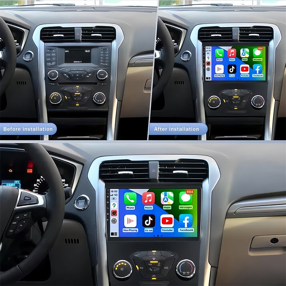 For 2013-2016 Ford Mondeo 9″ Stereo Navi Bluetooth FM/RDS + Camera