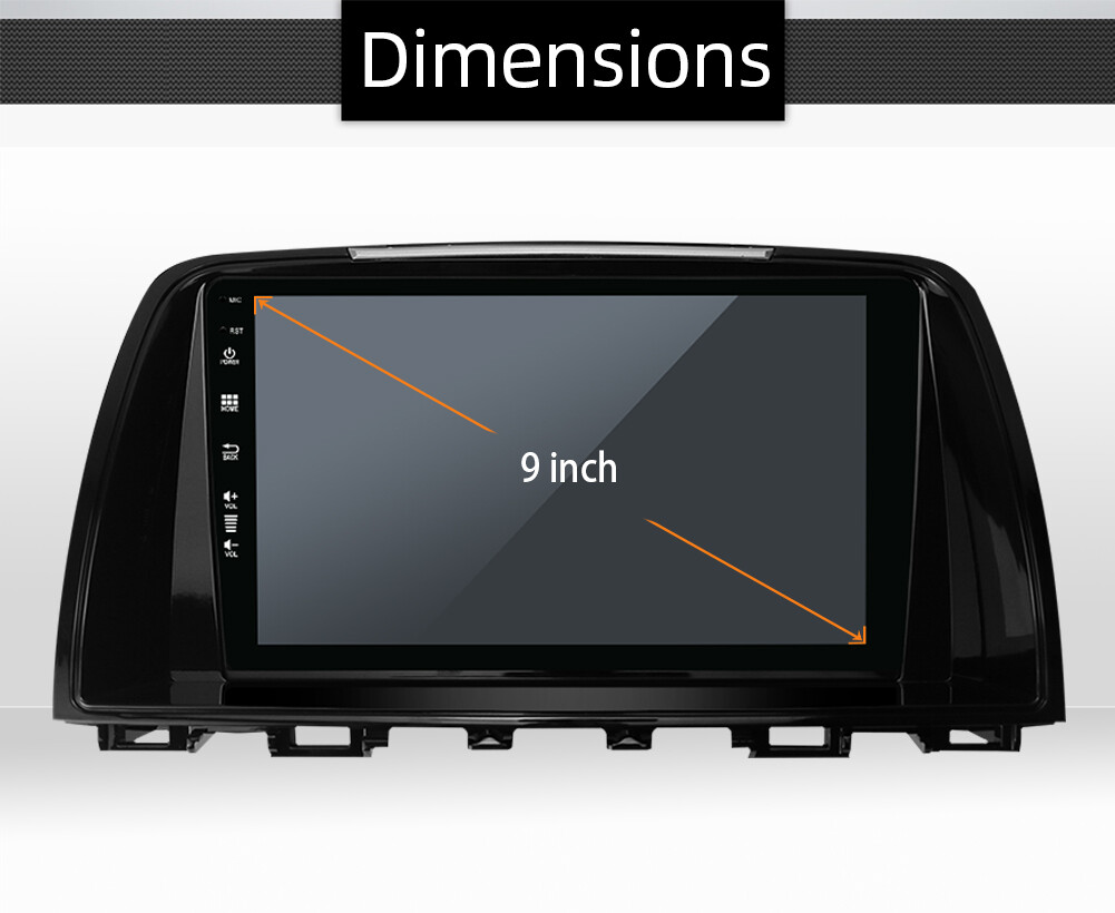 For Mazda 6 Atenza 2012-16 Car Stereo Radio GPS Navi Android 14 CarPlay DAB+QLED