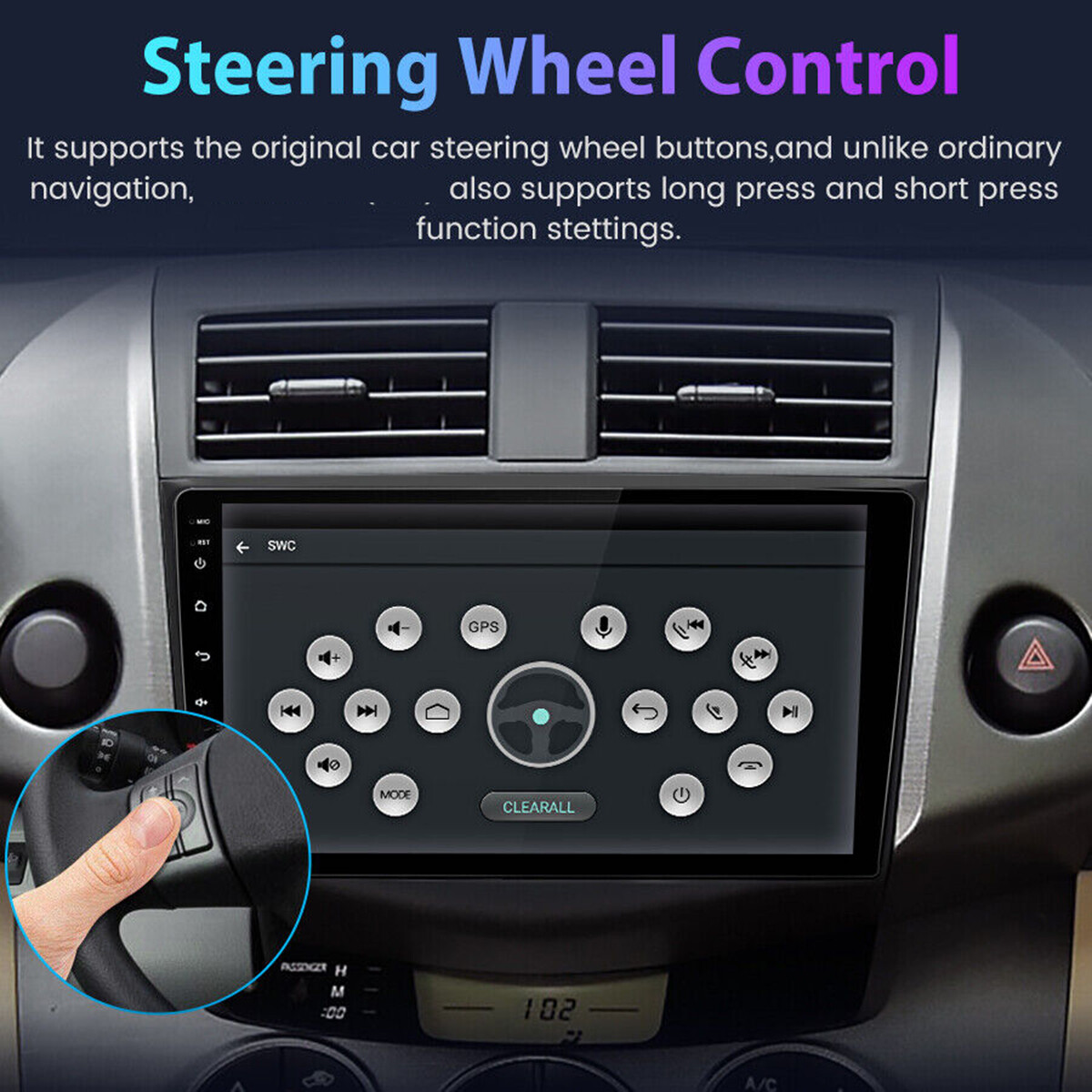 Support JBL System For Toyota Rav4 2007-2012 9inch Android 12 Car Radio Stereo