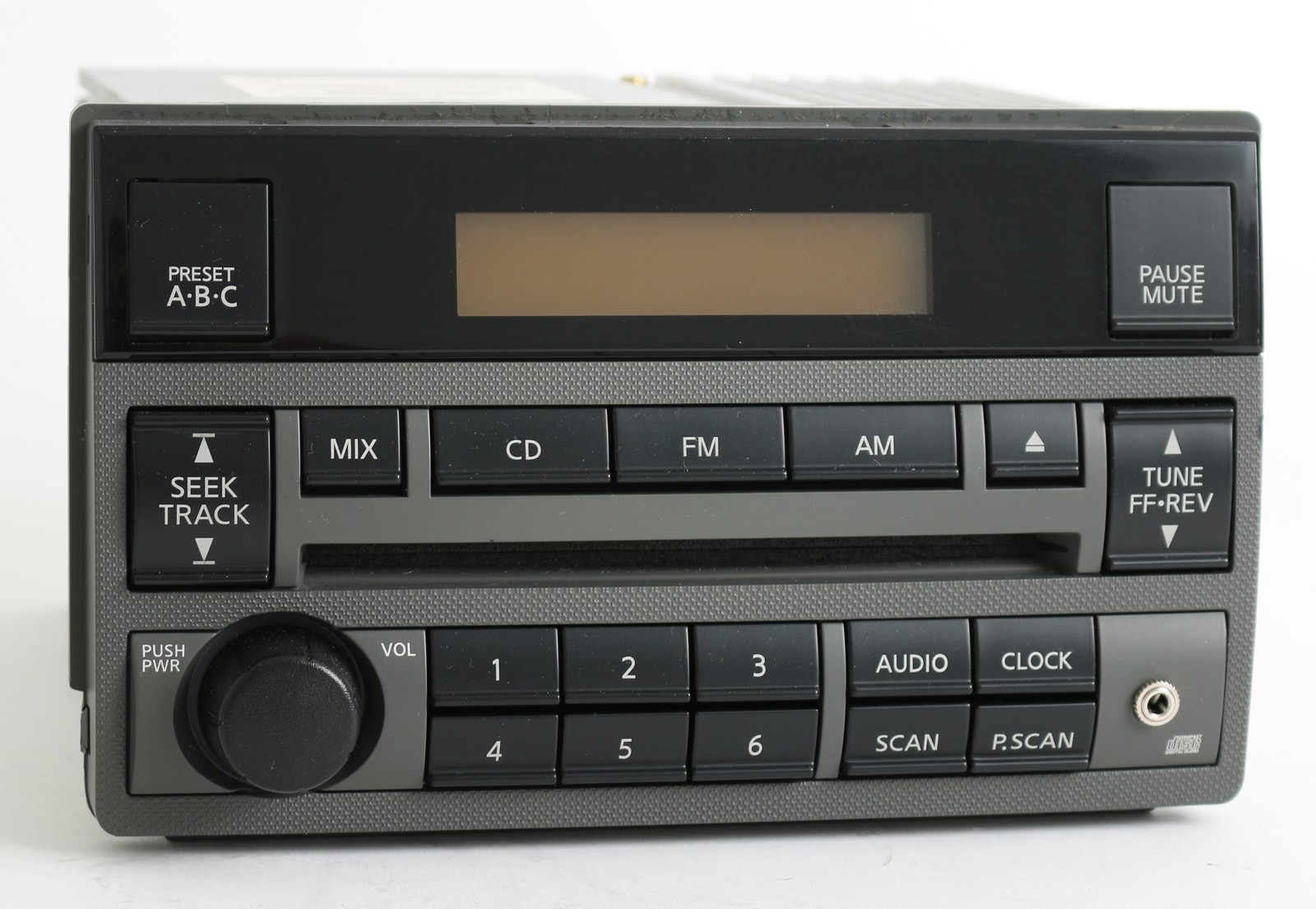 Nissan 2005-06 Altima Frost Radio AM FM CD w Aux 28185ZB00A – Standard Vol Ctrl