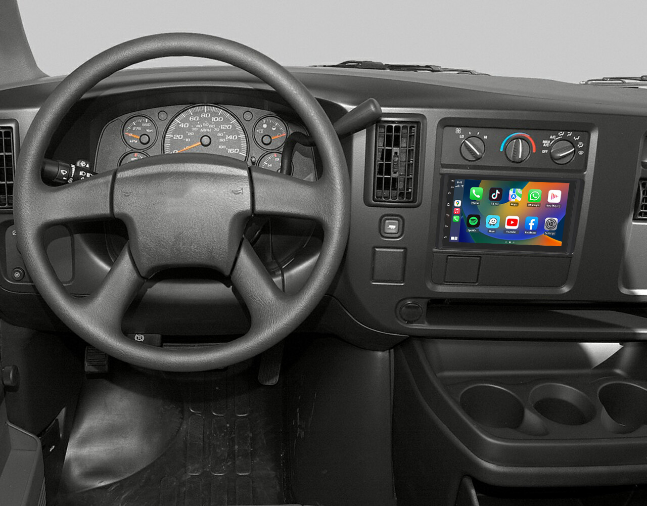 CarPlay For 2003-2006 GMC Savana 1500 2500 3500 Android 13 Car Stereo GPS Radio
