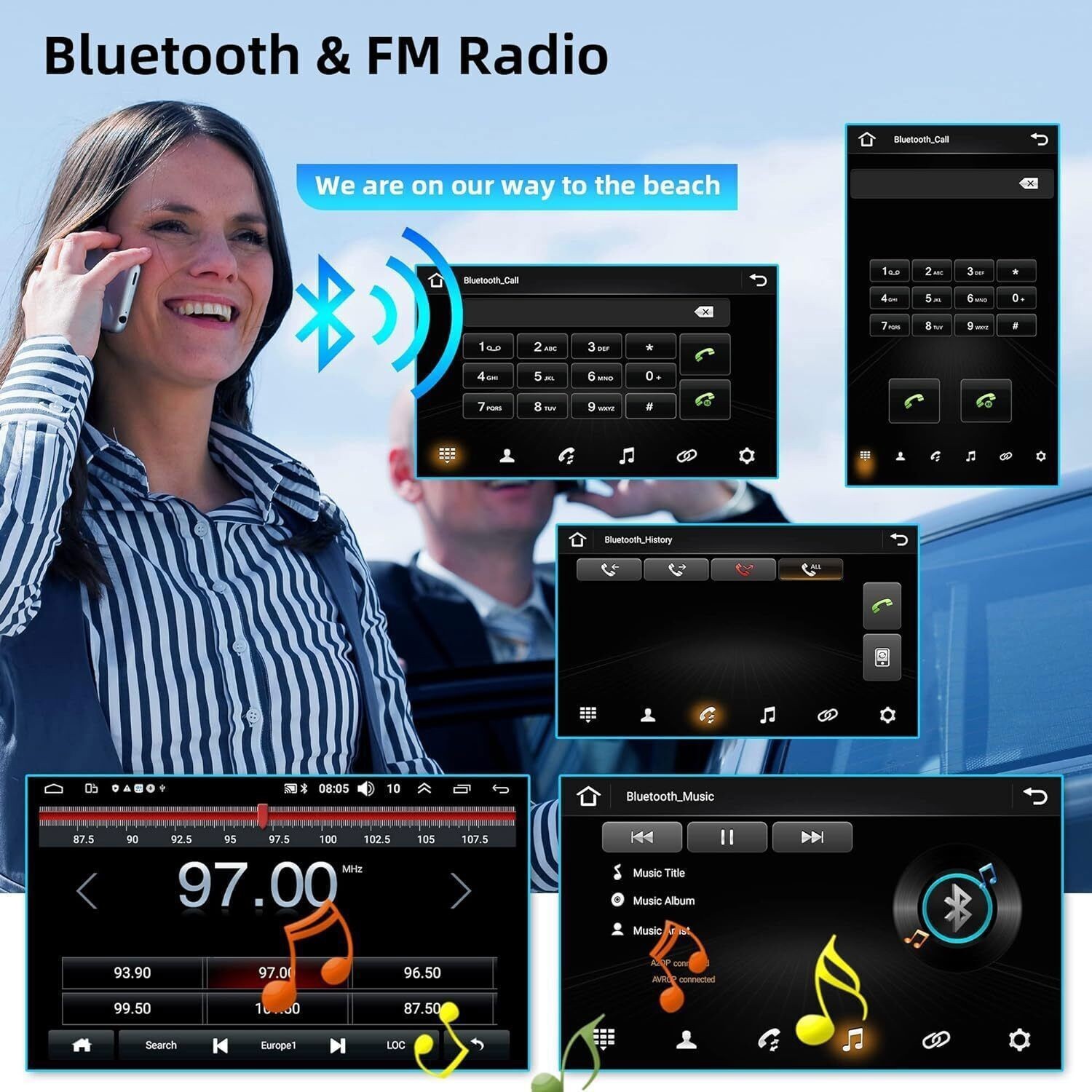 For 2009-2012 RAM 1500 2500 3500 Carplay Android 14 Rotated Stereo Radio GPS