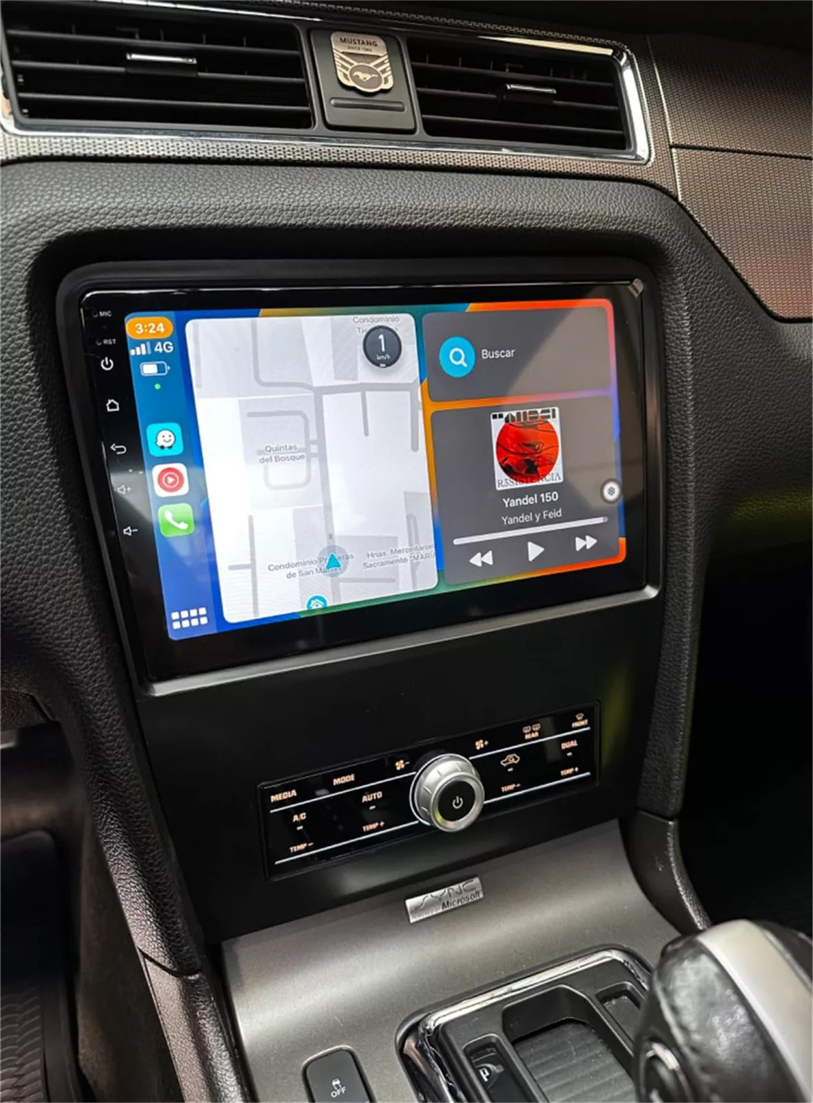 Car Radio Stereo Carplay For 2010-2014 Ford Mustang 2+32G 10in Head Unit FM