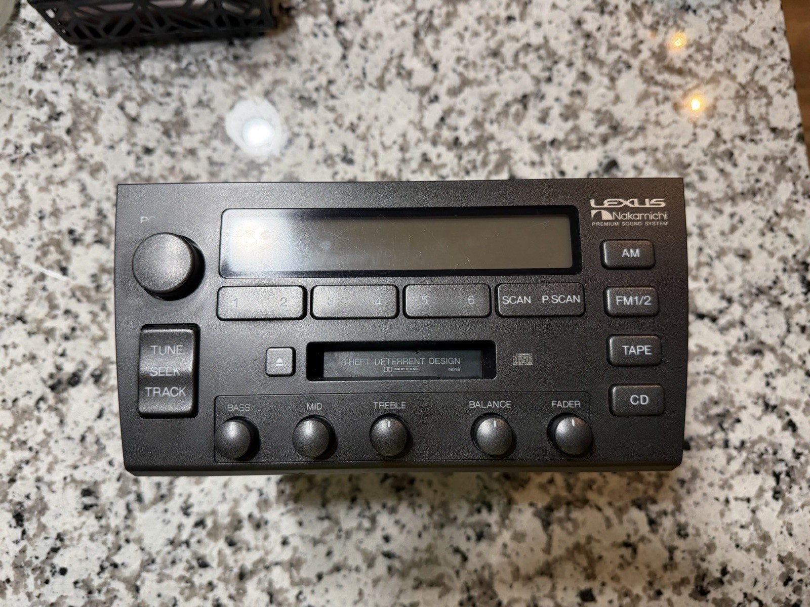 1998-2000 Lexus GS300 GS400 Nakamichi Radio OEM 86120-3A622