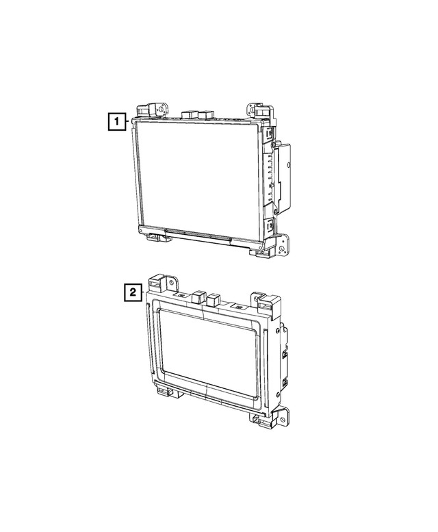 Genuine Mopar Multimedia Display 68575670AA