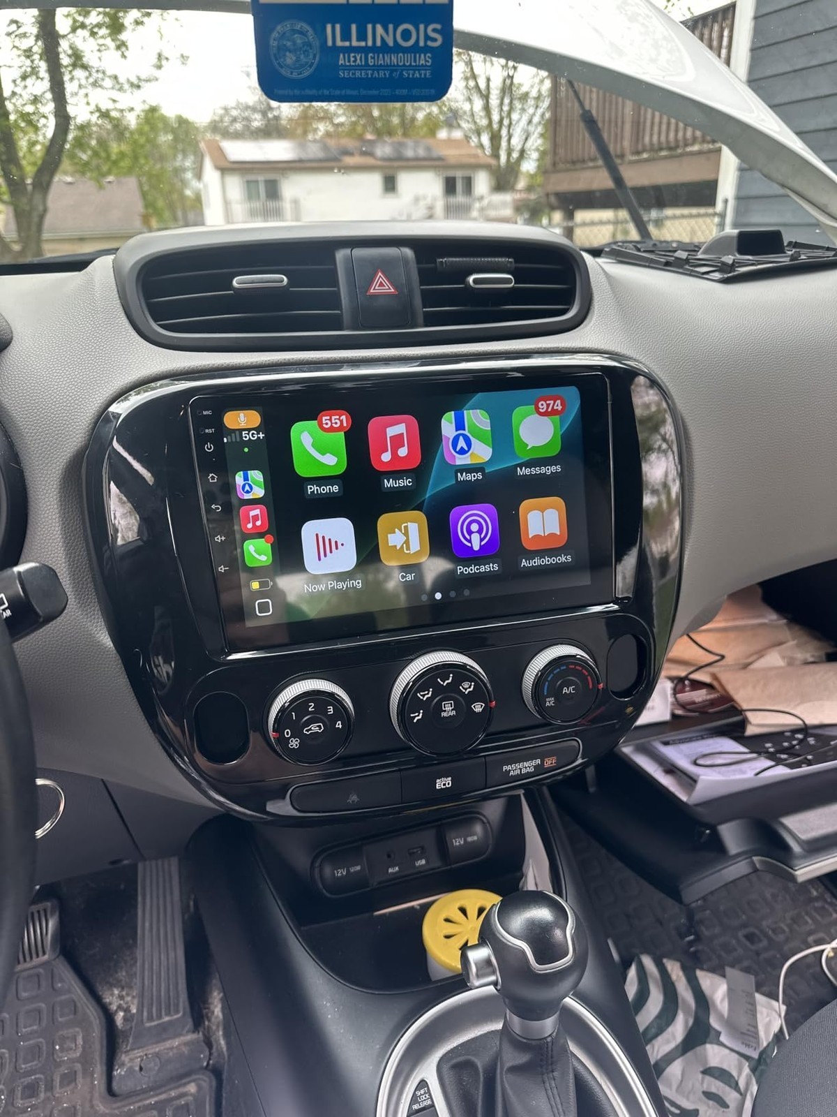 For 2014-2019 Kia Soul CarPlay Android 13 Car Radio Stereo GPS Head Unit