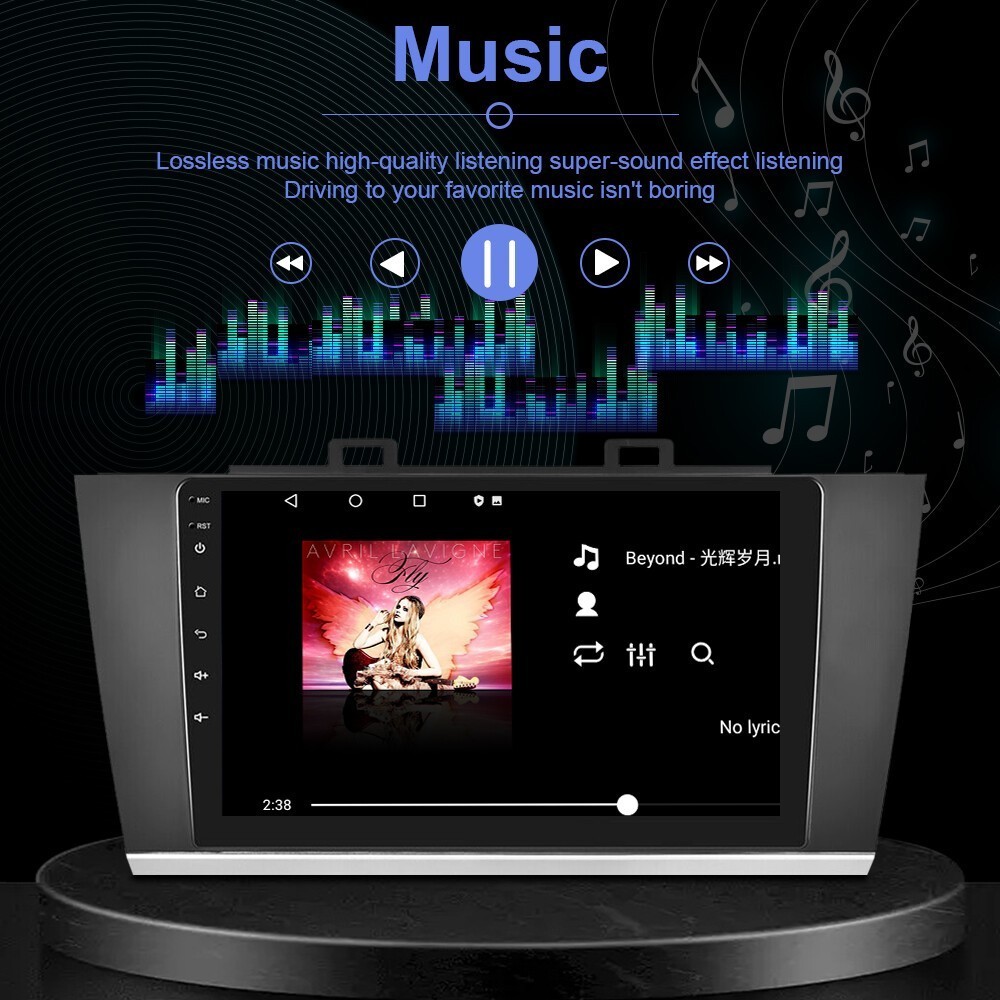 Plug&Play For Subaru Legacy Outback 2015-2018 GPS Navi Car Stereo Radio 4GB+64GB