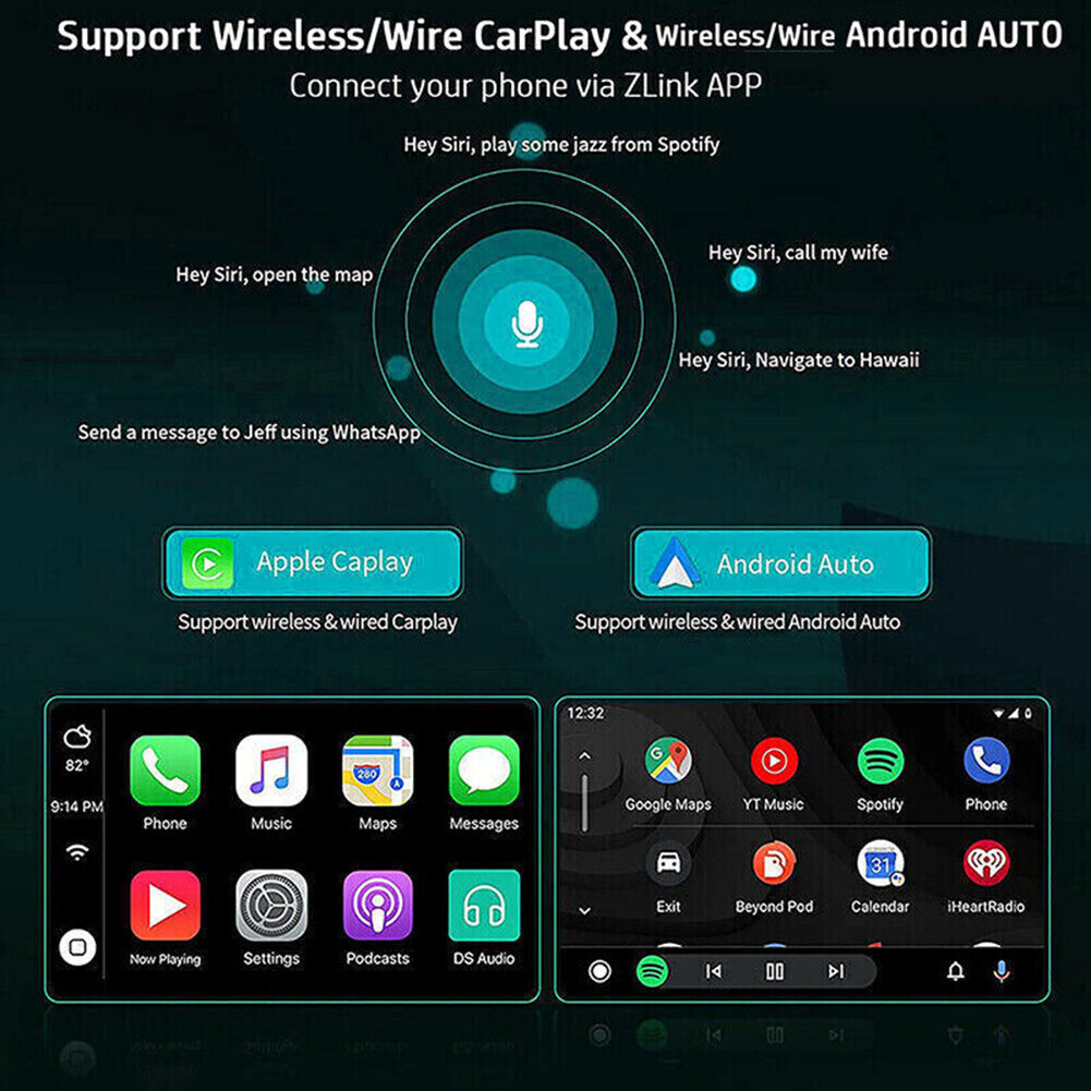 Carplay Android 13 For 2013-2018 Hyundai Santa Fe Sport Car Radio Stereo GPS DSP