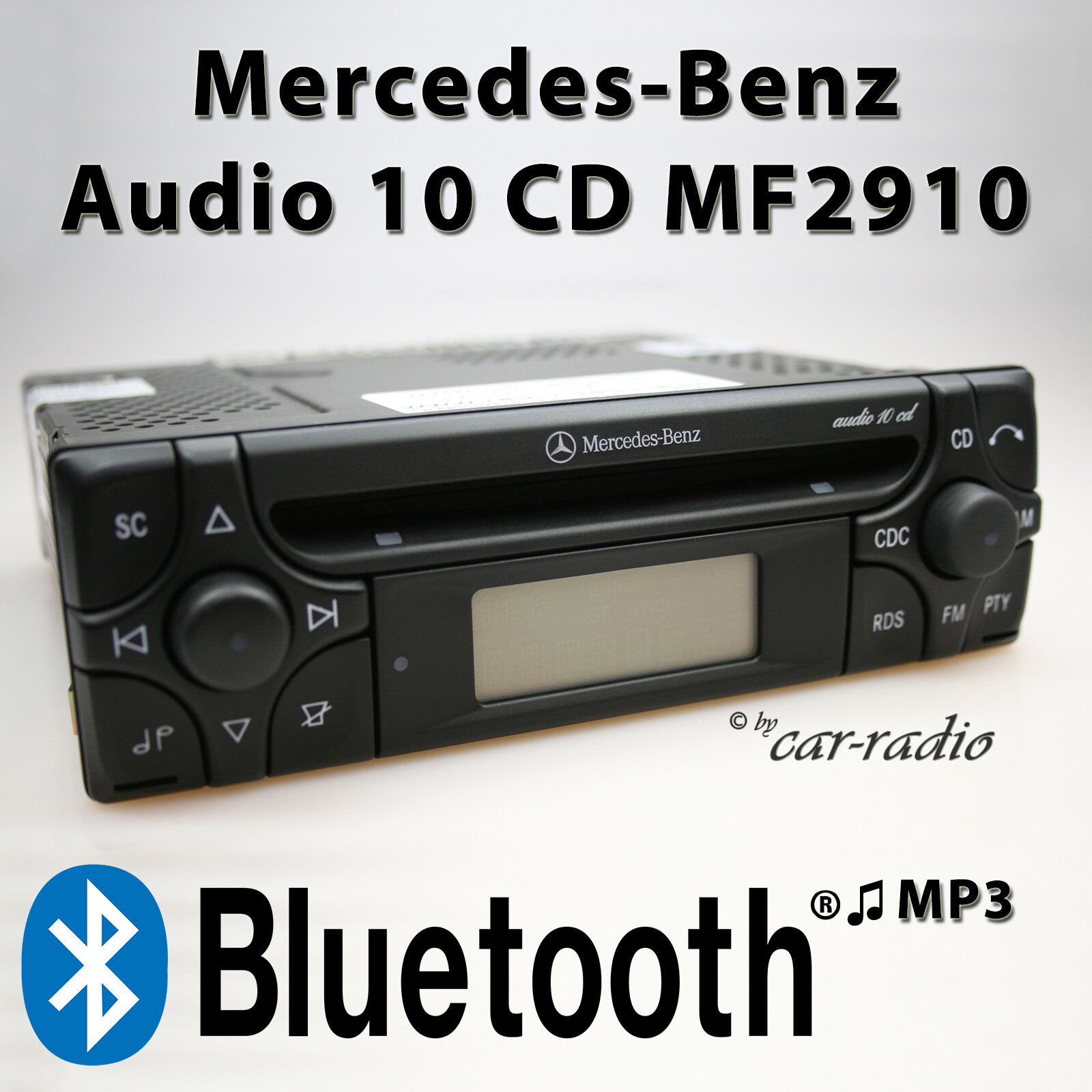 Genuine Mercedes Audio 10 CD MF2910 Bluetooth Radio MP3 Audio Streaming CD-R