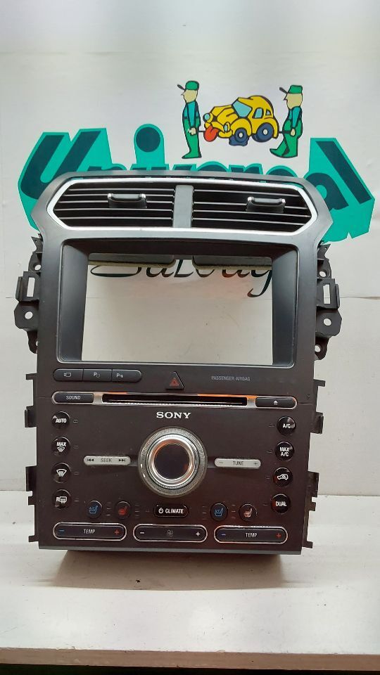 2017 Ford Explorer Radio Assembly W/ Temp Controls