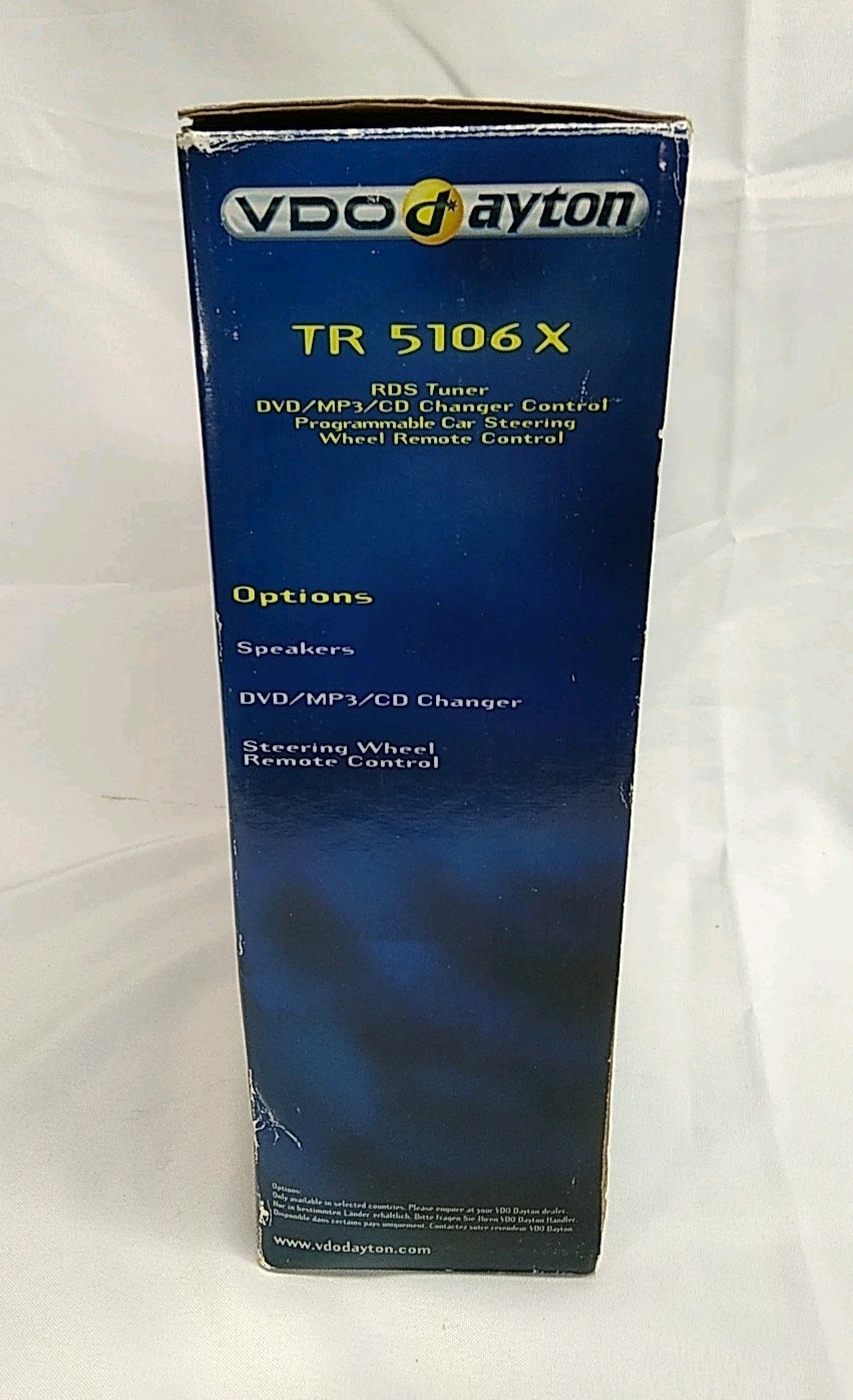 VDOdayton TR5106x radio stereo RDS Tuner DVD MP3 CD Programmable Car Truck NEW