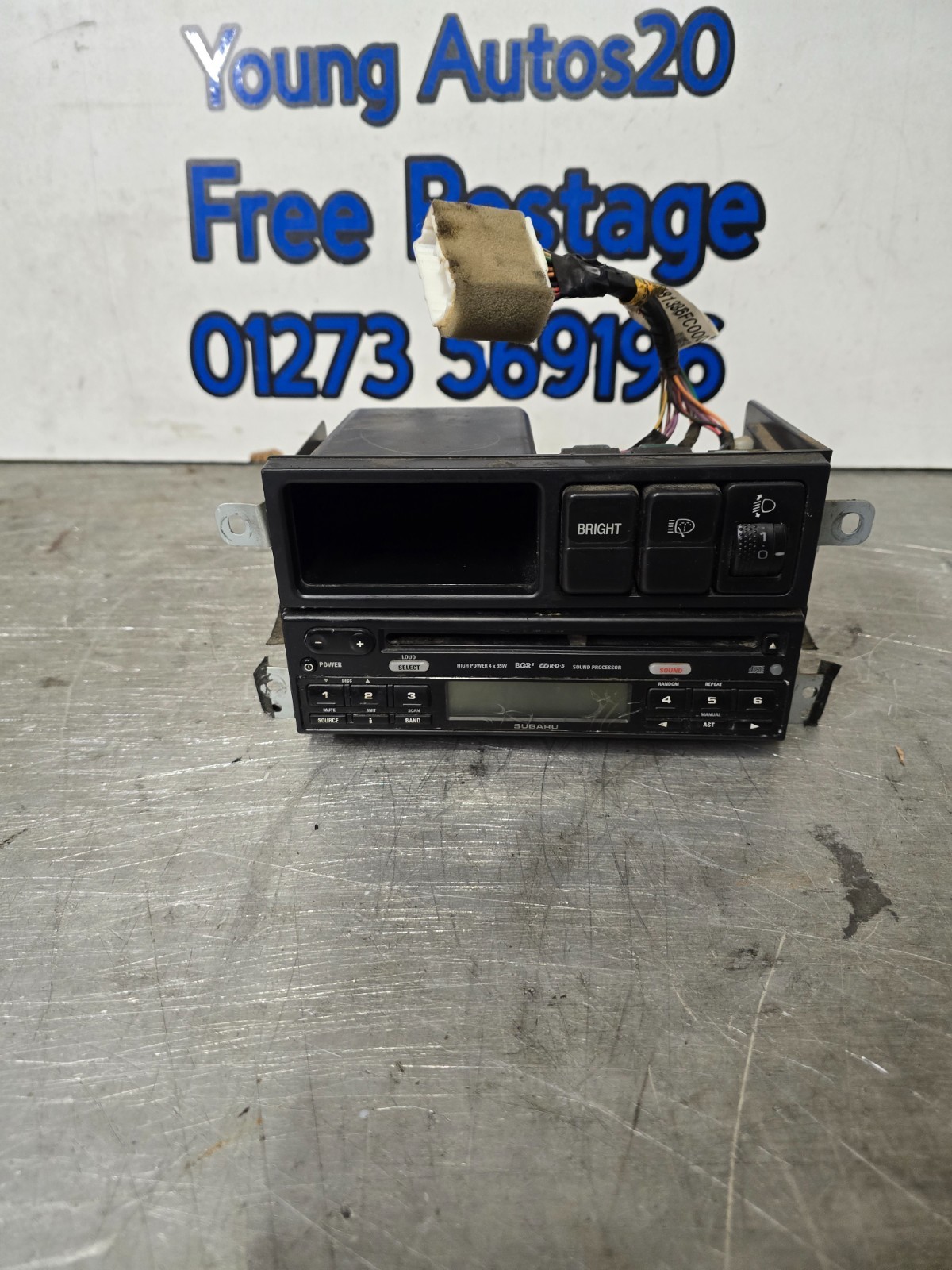 SUBARU FORESTER MK1 1997-02 CD RADIO HEAD UNIT 907921643926 VDO