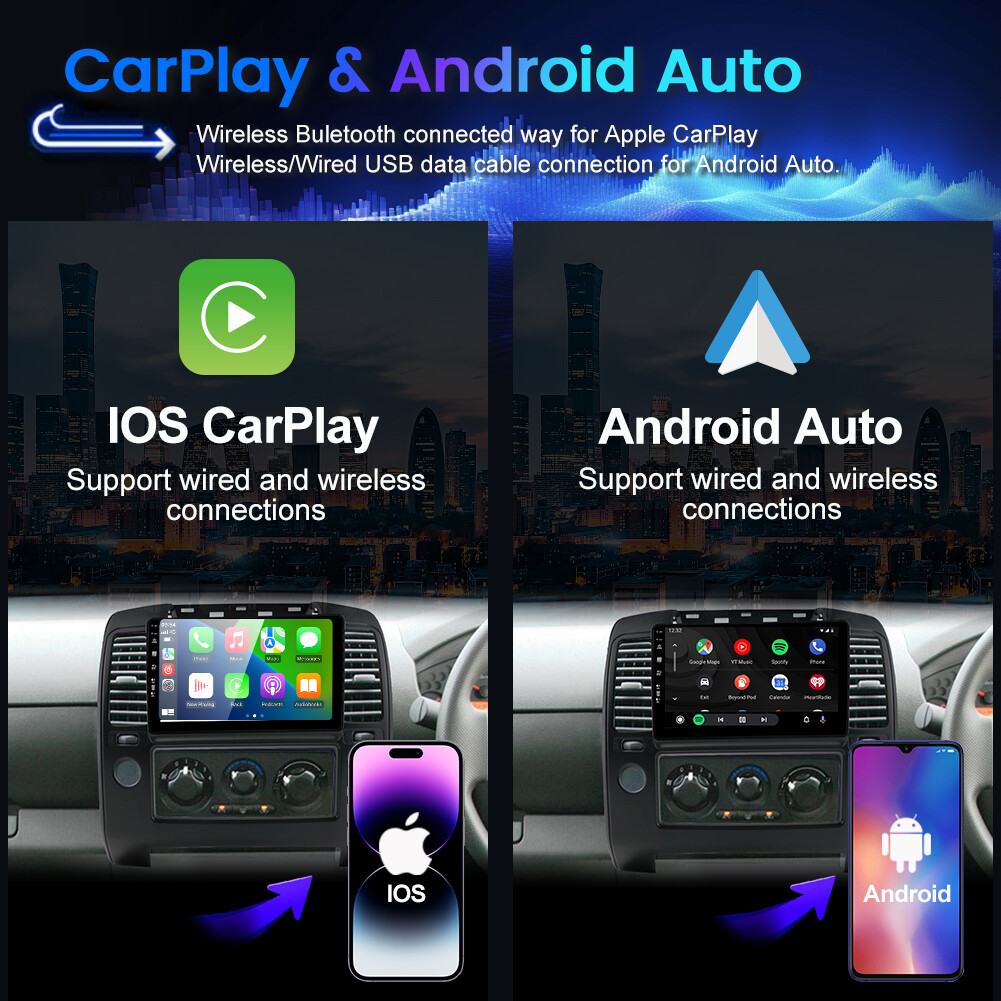 4GB+64GB Car Stereo Car Play For Nissan Navara D40 2005-2011 GPS AUX Android 14