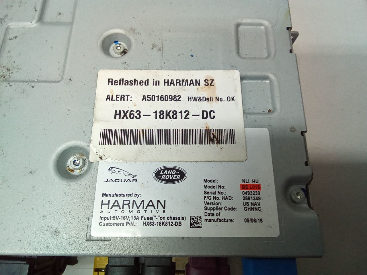Audio Equipment Radio Receiver Fits 17-19 DISCOVERY SPORT 837507