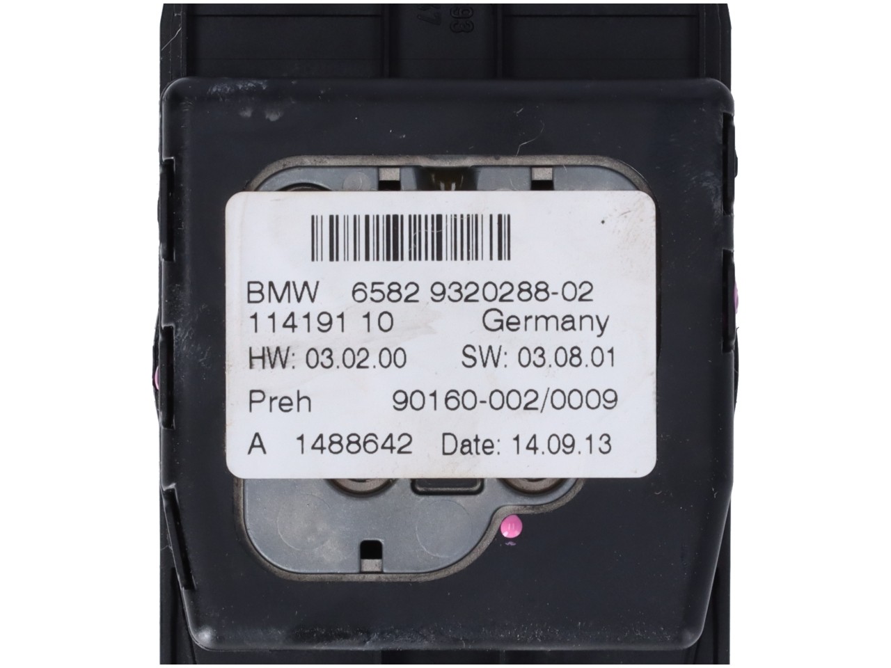 Radio Control Switch BMW 5 Series (F10) M5 412 kW 560 HP (09/2011-10/2016) (09/201