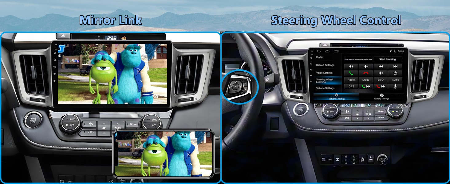 ** NEW Toyota RAV4 2013-2018 | 10.2 Inch Stereo | 8-Core | 4GB+64GB | CarPlay