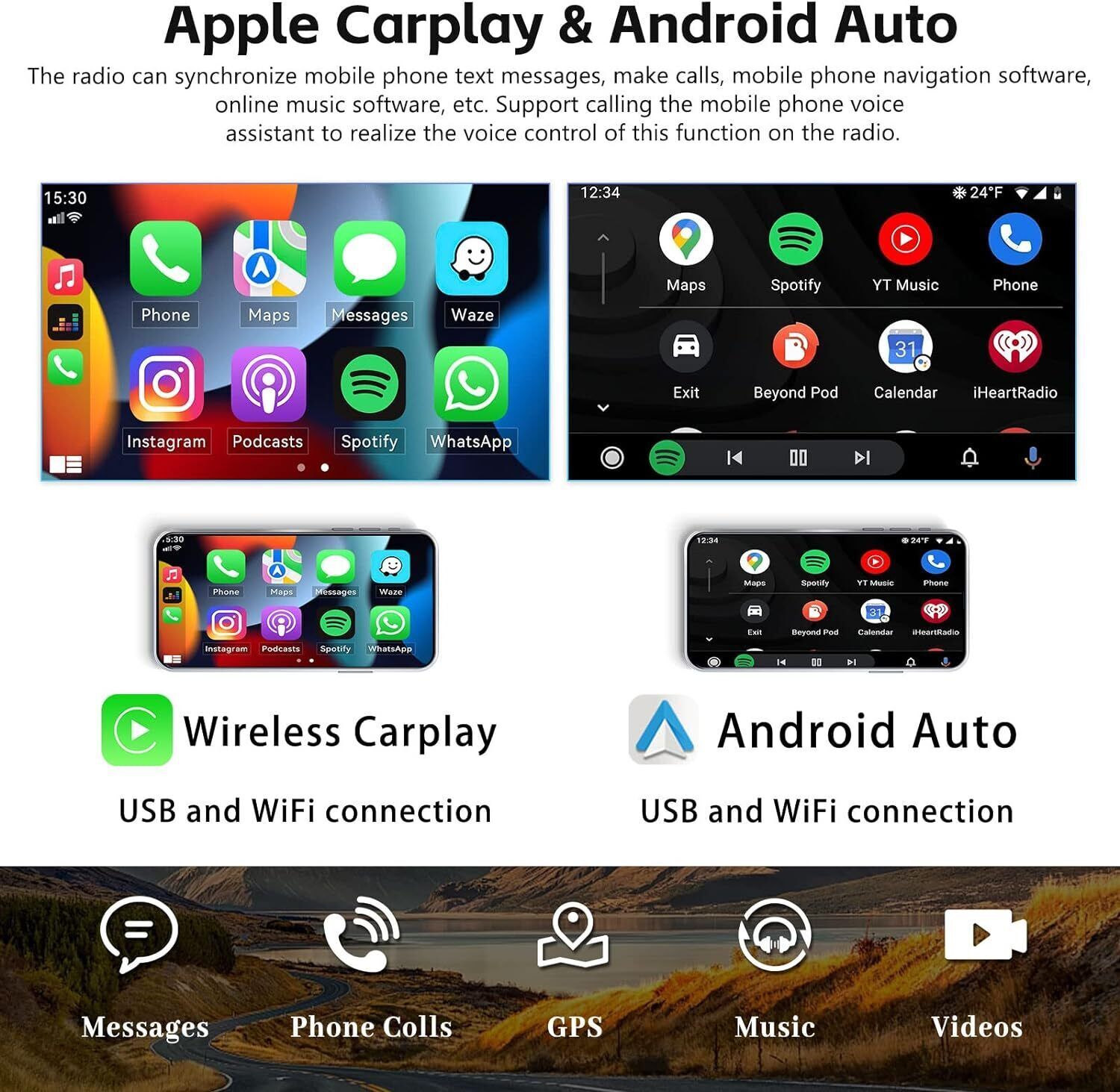 Apple Carplay For Mazda 3 2010-2013 GPS Navigation Android 12 Car Stereo Radio