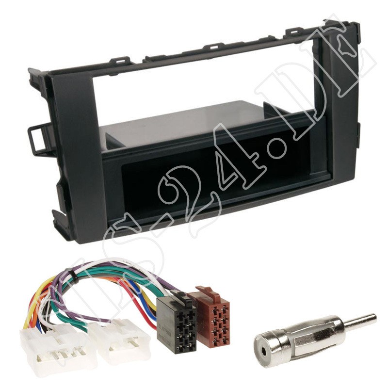 Ampire CPR60 radio DAB + CarPlay with installation kit for Toyota Auris (E1) 03/2007