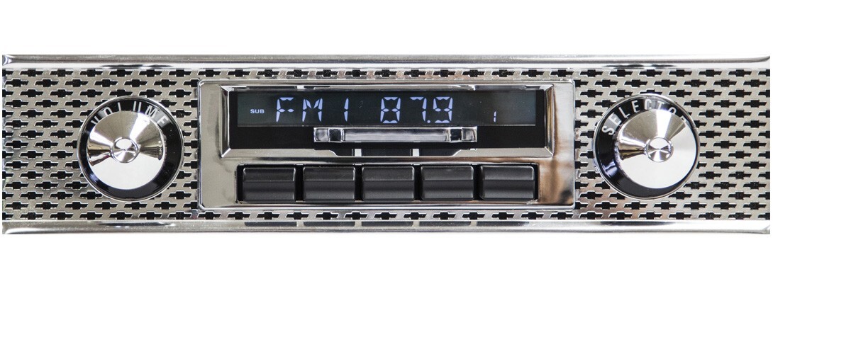 Bluetooth 1955 55 CHEVY BELAIR Vintage LOOK SLIDEBAR RADIO USB iPod Doc FREE Aux