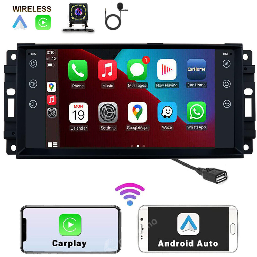 For Dodge Nitro 2007-2012 Android 13 Carplay WIFI Car Radio GPS Navigation DSP