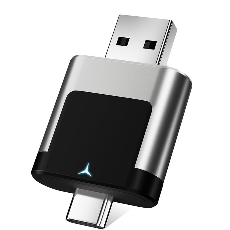2-in-1 Wireless CarPlay&Android Auto Adapter USB A/USB-C Dongle WiFi6 OTA Update