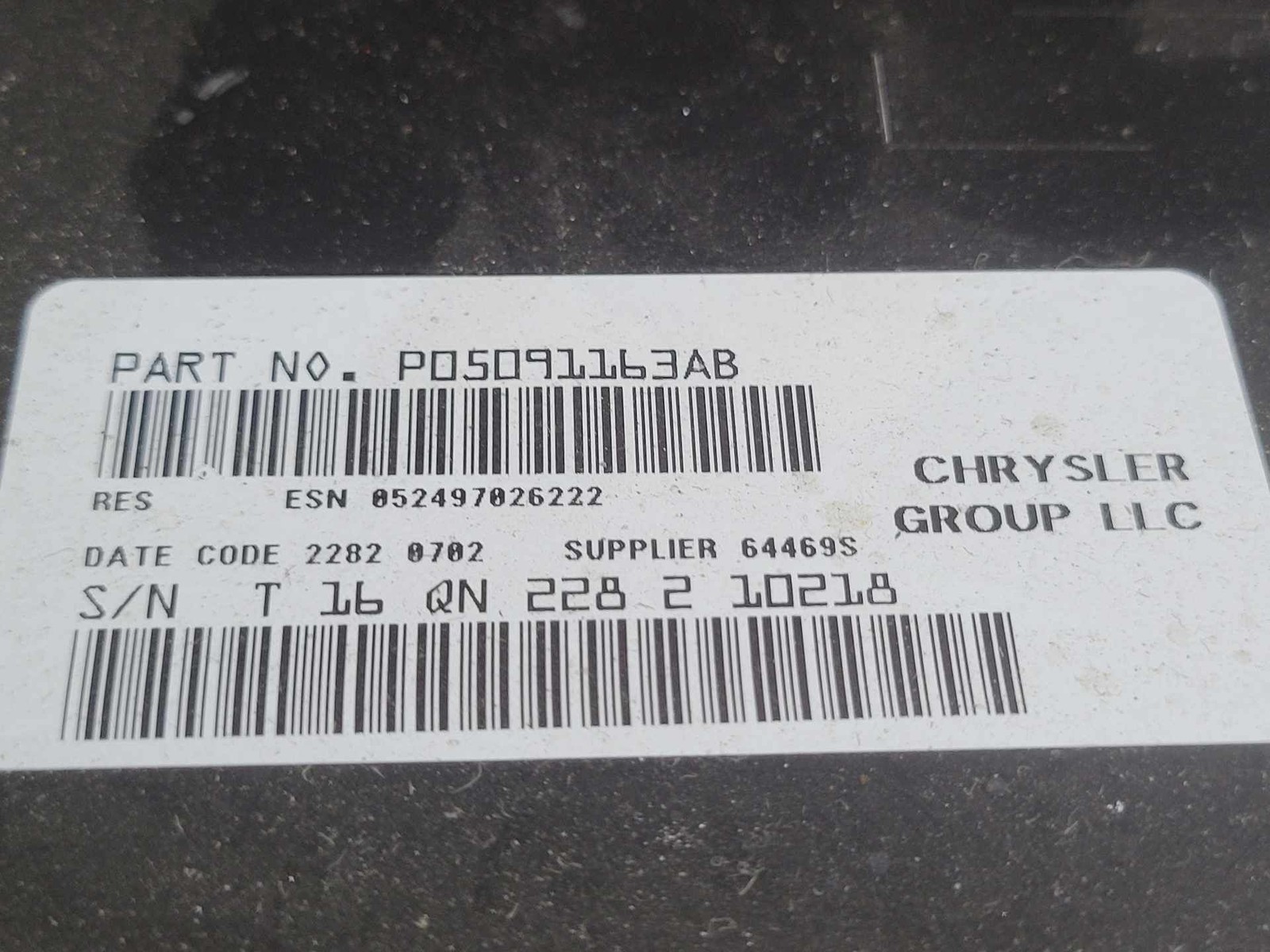 Audio & Visual Equip.(radio) CHRYSLER 200 13 14