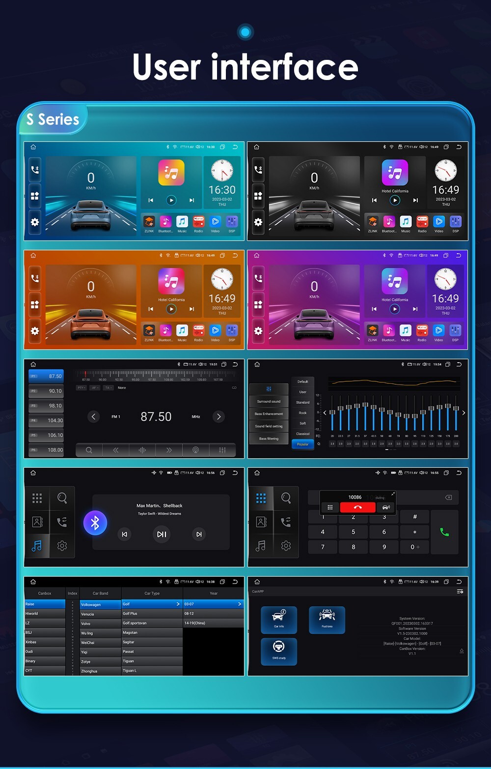 8+128GB CarPlay For Honda CRV 2007-2011 Android 12 GPS Car Stereo Radio DSP WIFI