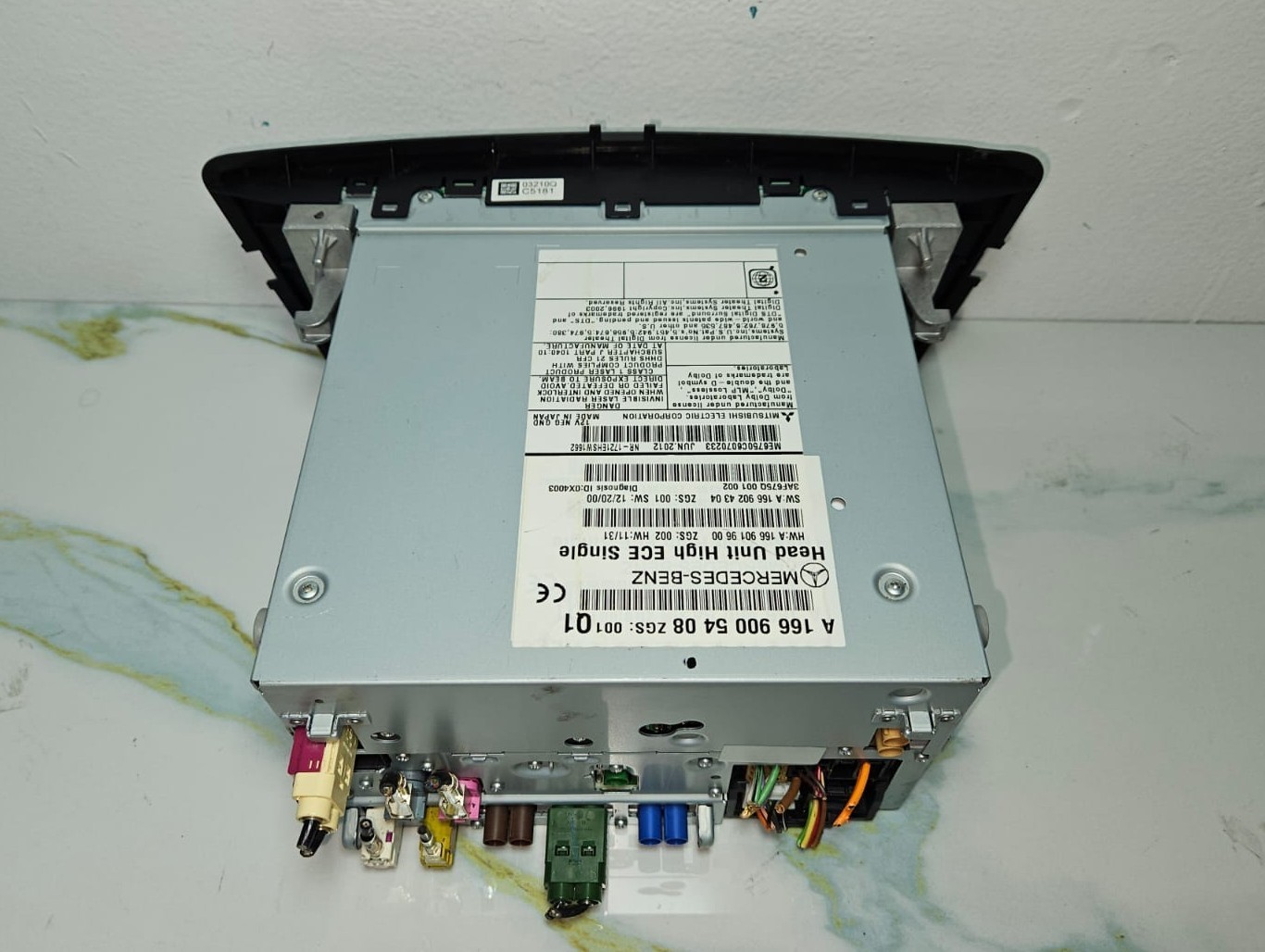 12-16 Mercedes-Benz W166 ML GLE Radio Audio Head Unit CD Player A166 9005408 OEM