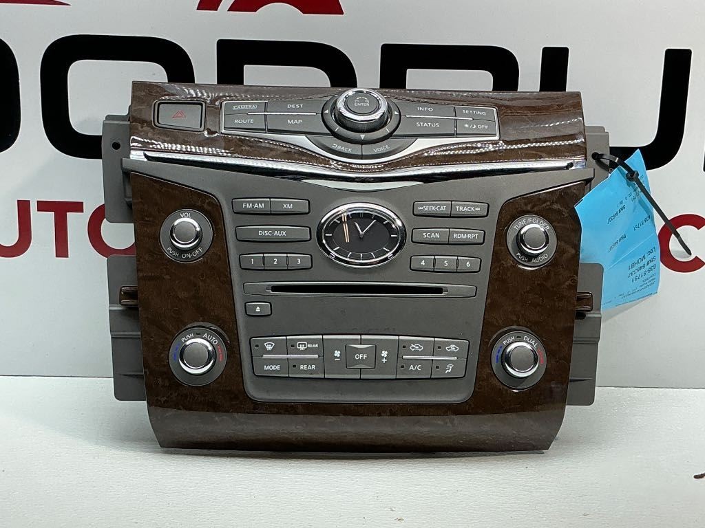 2014–2017 Infiniti QX80 Audio Radio Control Unit Infotainment Head Unit OEM
