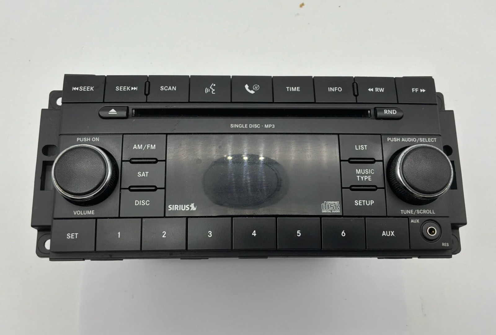 OEM 08-10 Dodge Charger AM FM Radio MP3 Single Disc CD Player Satellite Receiver