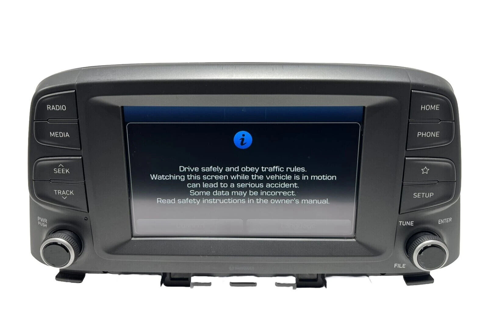18 19 20 Hyundai Kona Radio Display Screen CD Player 96160J9020TMT