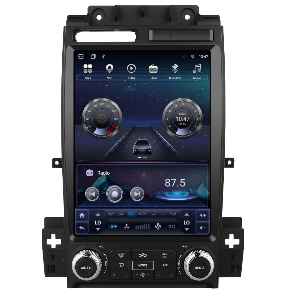 12.1″ 4+64GB Android 15 Carplay Tesla Car Stereo Radio For Ford Taurus 2010-2012
