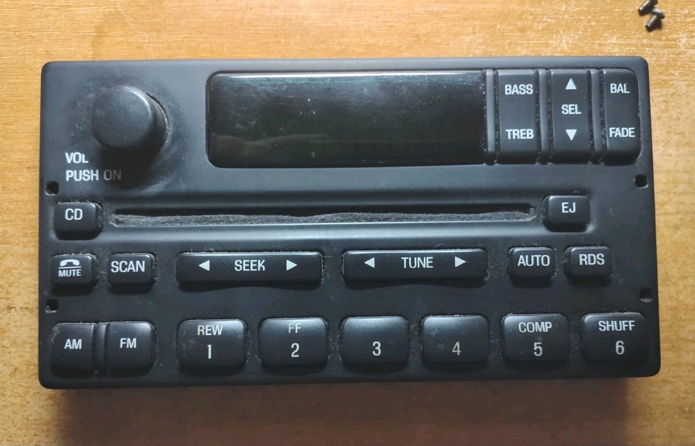 97-02 Ford Expedition F-150 CD radio face w/circuit board/fan 1L3F-18C869-AA