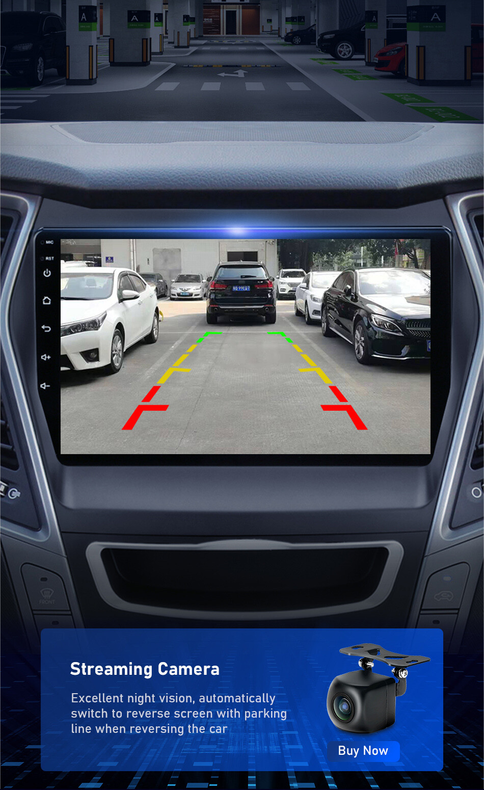 9″ For Hyundai Santa Fe IX45 2013-2018 Android 14.0 CarPlay Car Stereo Radio GPS