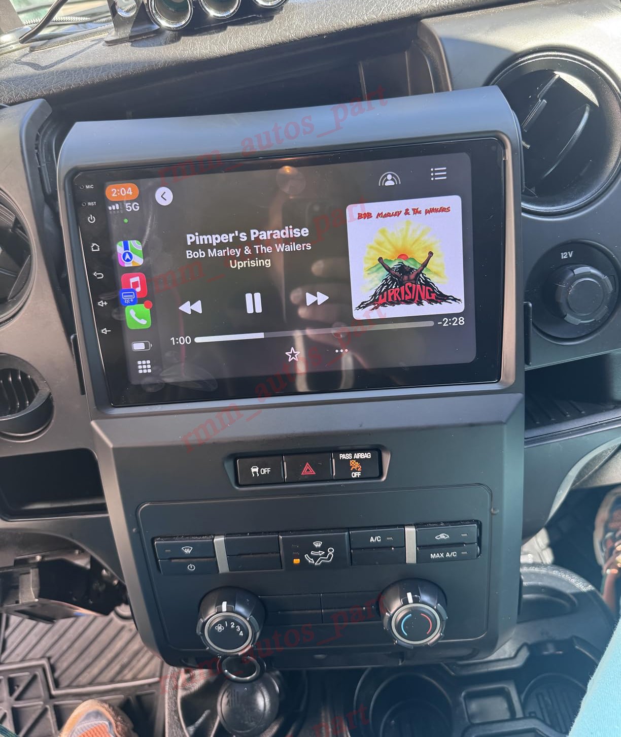 Car Stereo Radio For 2009-2014 Ford F150 Android 15 32G Apple Carplay FM/RDS GPS