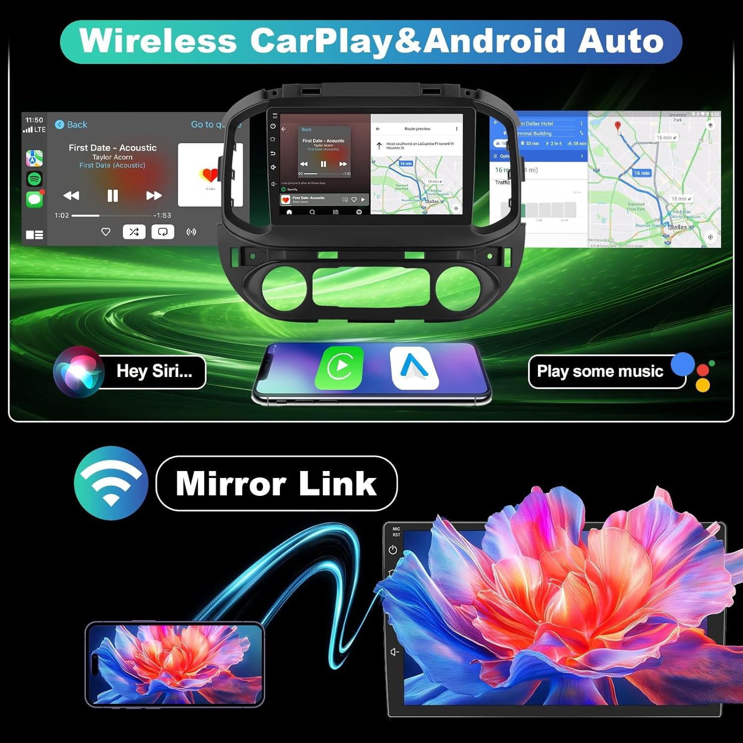 Car Stereo Radio 2015-2019 Chevrolet Colorado GMC Canyon CarPlay 9″ Head Units