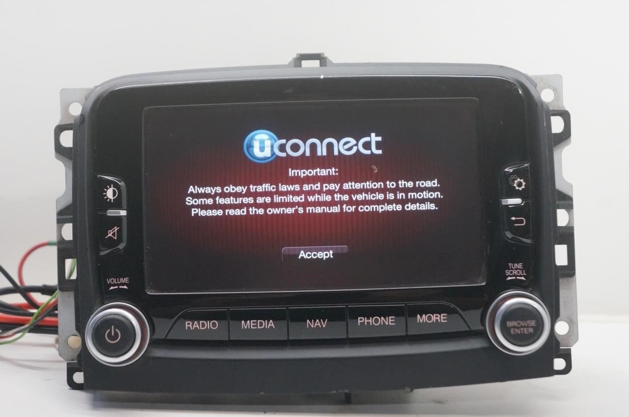 2014-16 Fiat 500 Harman Navi Audio Radio Receiver Uconnect w/ Display 735577843
