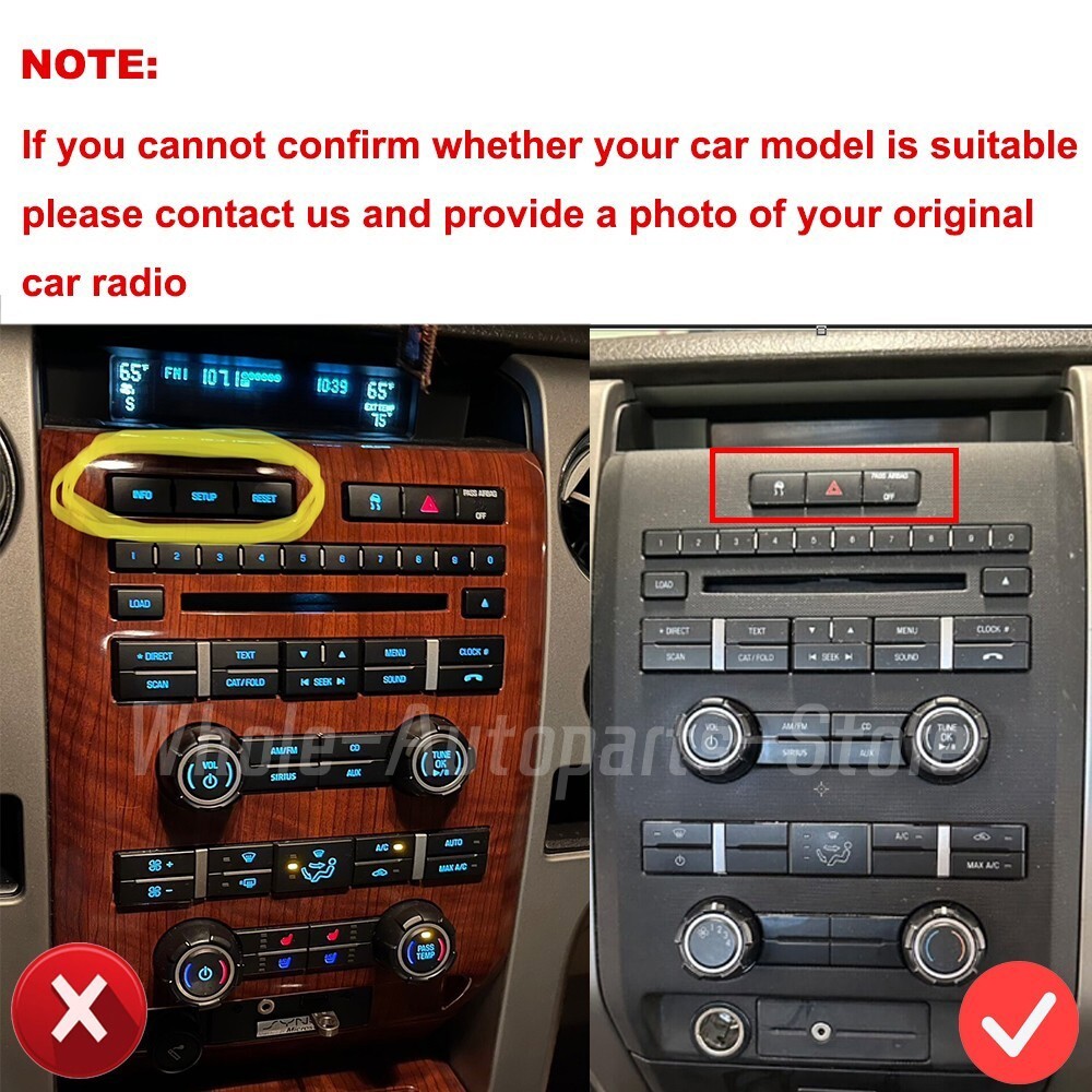 For 2009-2014 Ford F150 WiFi Apple Carplay Radio Android 13.0 RDS GPS Navi